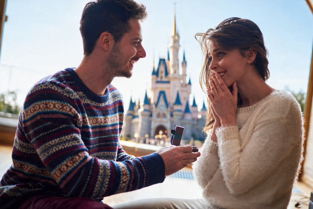 Pedido de casamento na Disney: lugares e ideias para um momento inesquecível