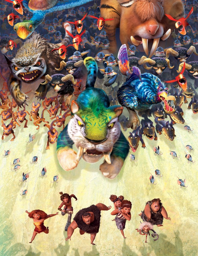Poster promocional de The Croods