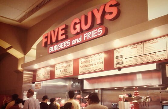 Fast-foods em Orlando: Five Guys