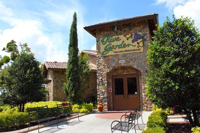 Fachada do Olive Garden da International Drive