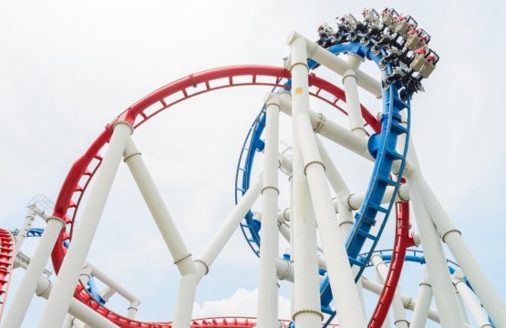 Montanha russa no Magic Kingdom