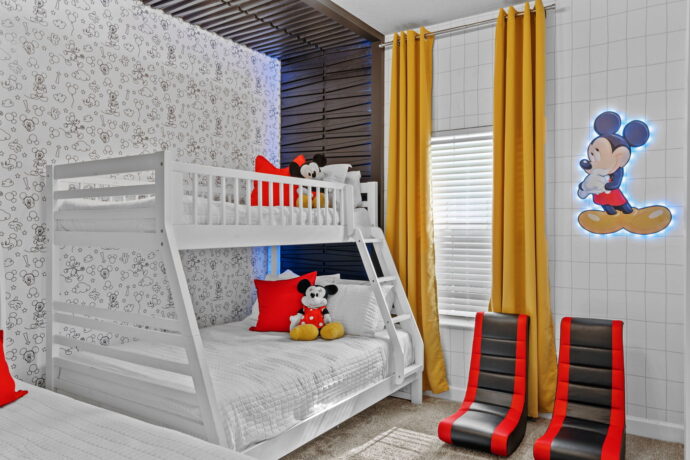Quarto com beliche + solteiro
