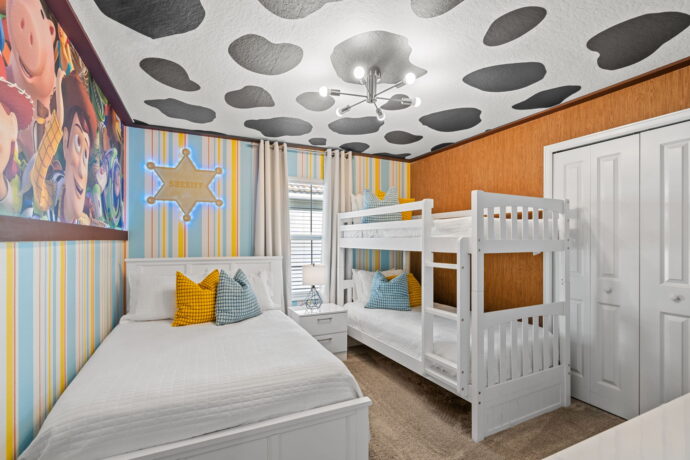 Quarto com beliche + solteiro