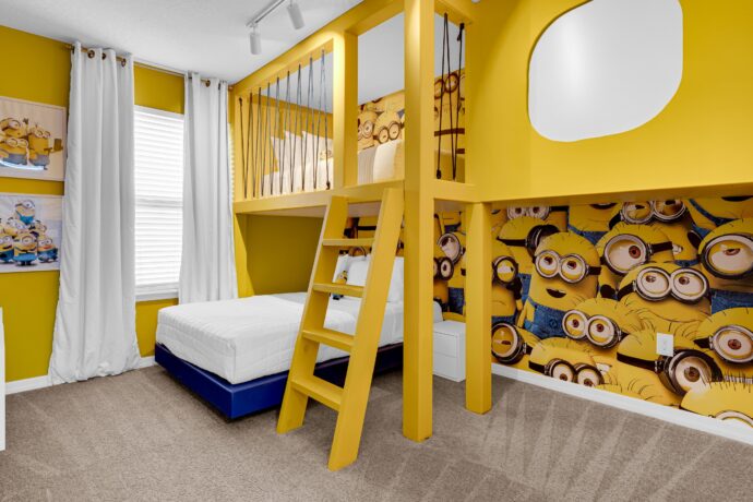 Quarto com beliche + solteiro