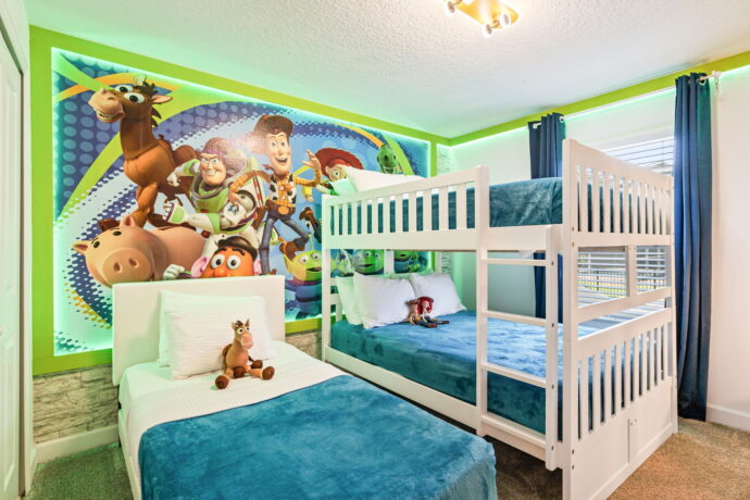 Quarto com beliche + solteiro
