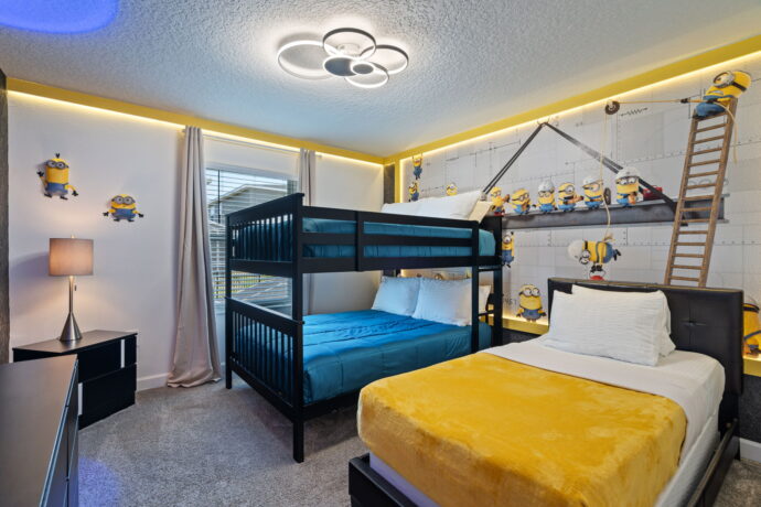 Quarto com beliche + solteiro