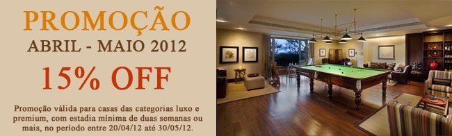 Promoção CASAS NA DISNEY | ORLANDO – ABRIL E MAIO DE 2012